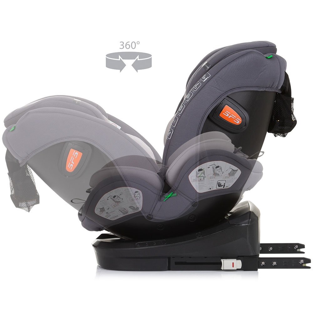 CHIPOLINO Scaun auto Volare I-Size 40-150 cm granite cu sistem Isofix