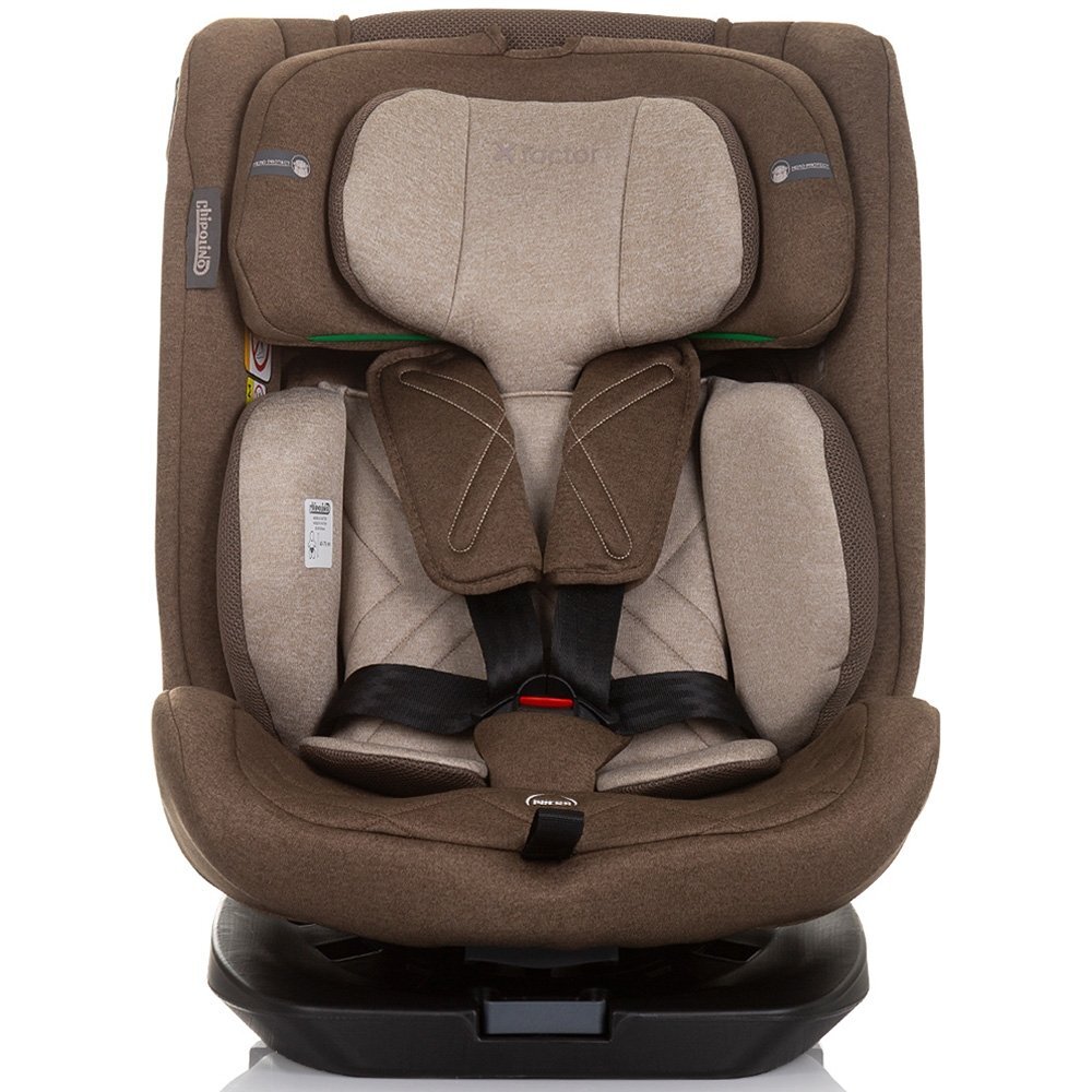 CHIPOLINO Scaun auto X Factor I-Size 40-150 cm macadamia cu sistem Isofix