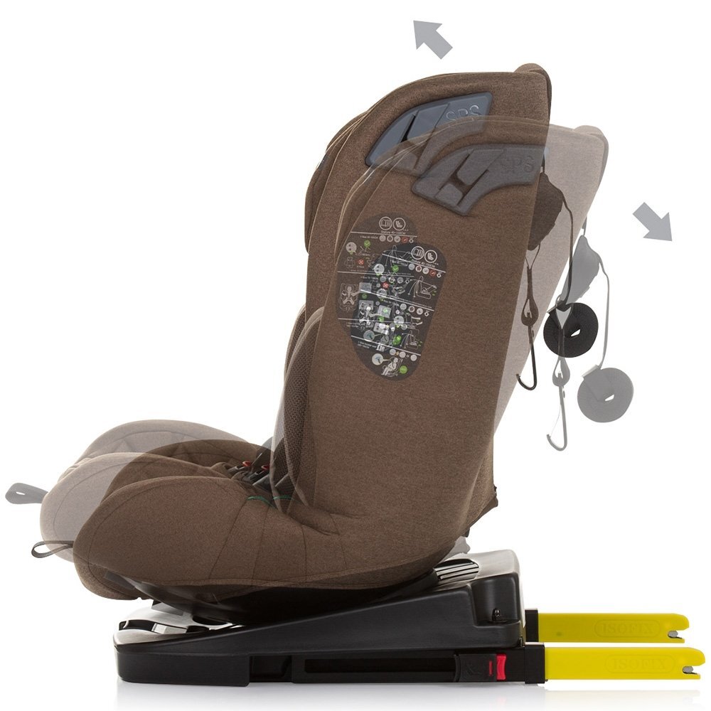 CHIPOLINO Scaun auto X Factor I-Size 40-150 cm macadamia cu sistem Isofix