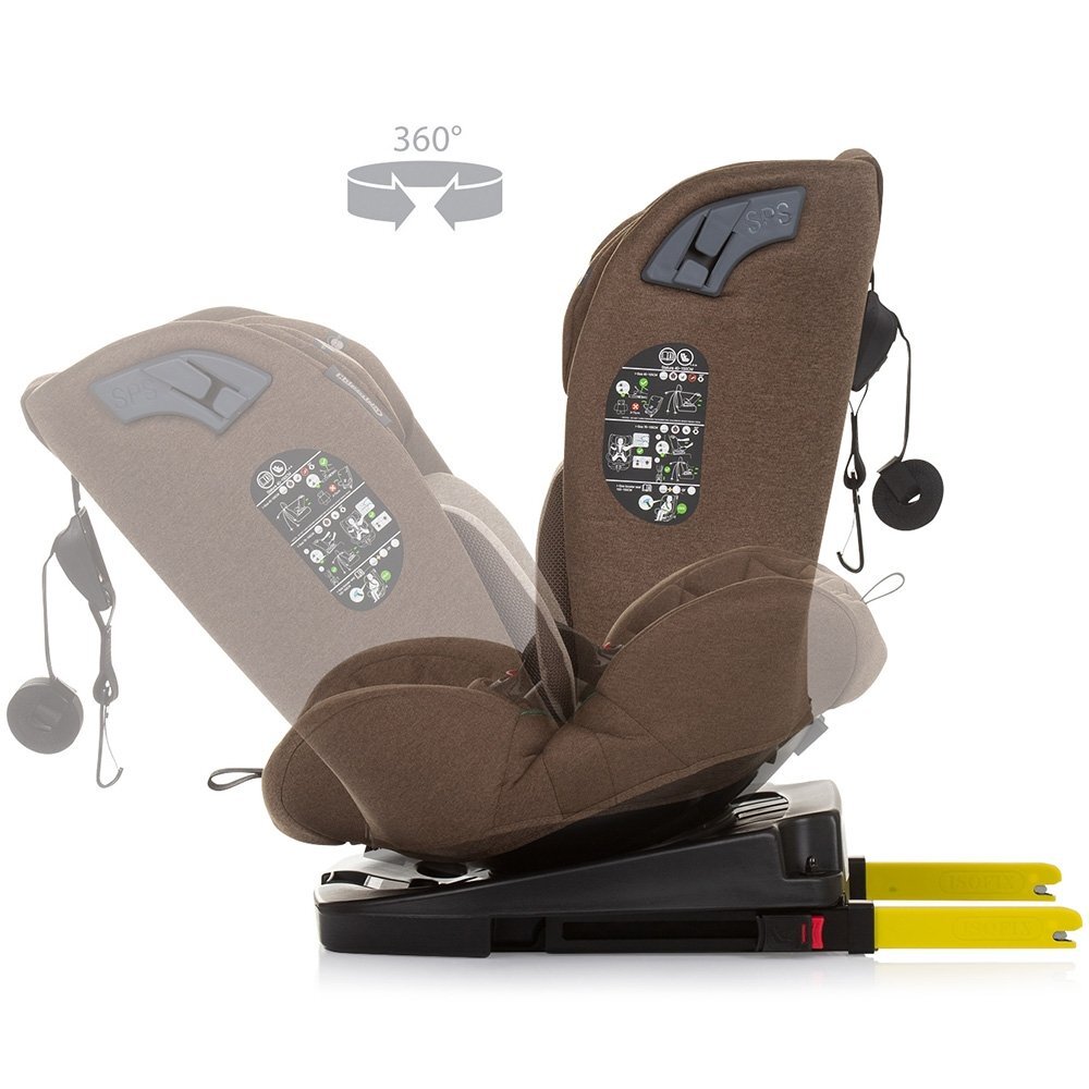 CHIPOLINO Scaun auto X Factor I-Size 40-150 cm macadamia cu sistem Isofix
