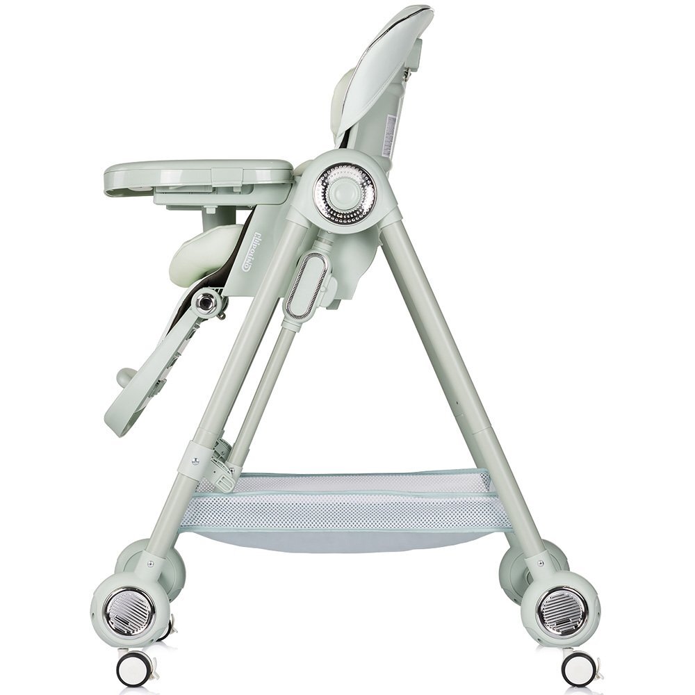 CHIPOLINO Scaun de masa 2 in 1 Melba Matcha reglabil transformabil roti cu frana pliere compacta