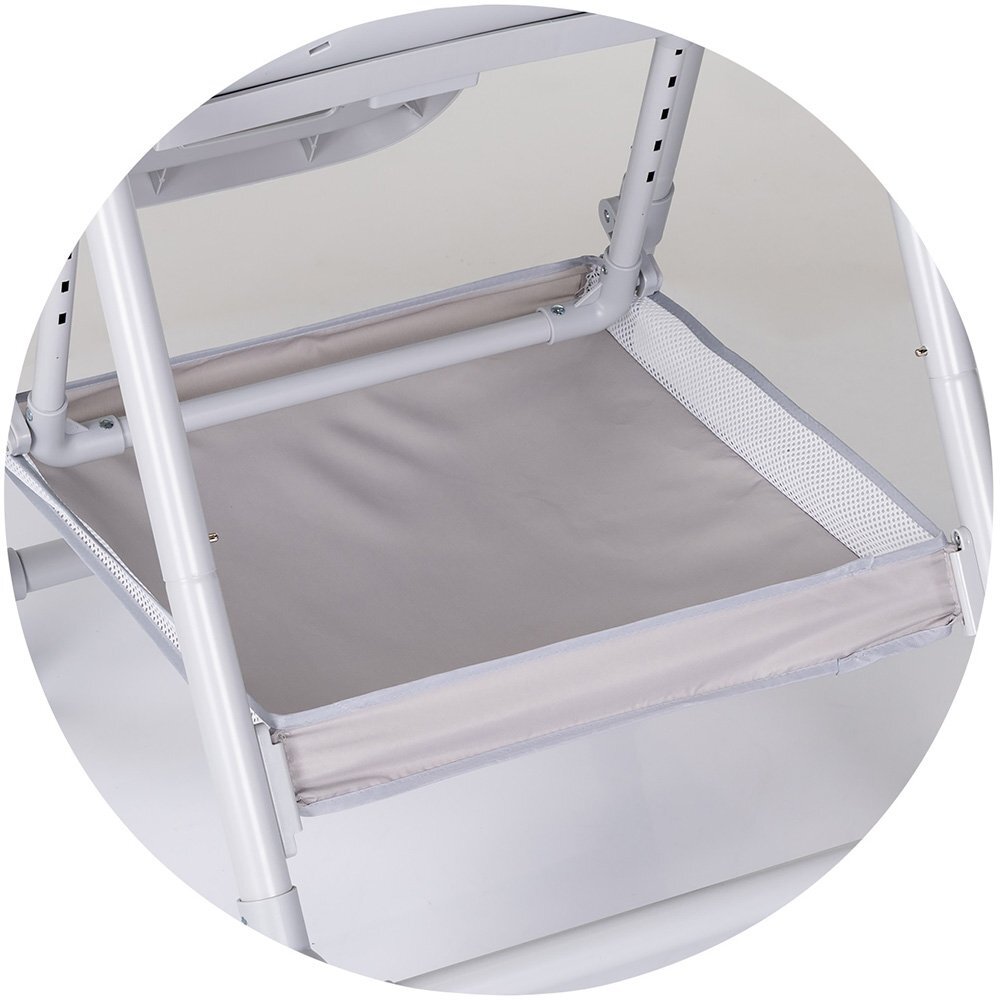 CHIPOLINO Scaun de masa 2 in 1 Melba Platinum reglabil transformabil roti cu frana pliere compacta