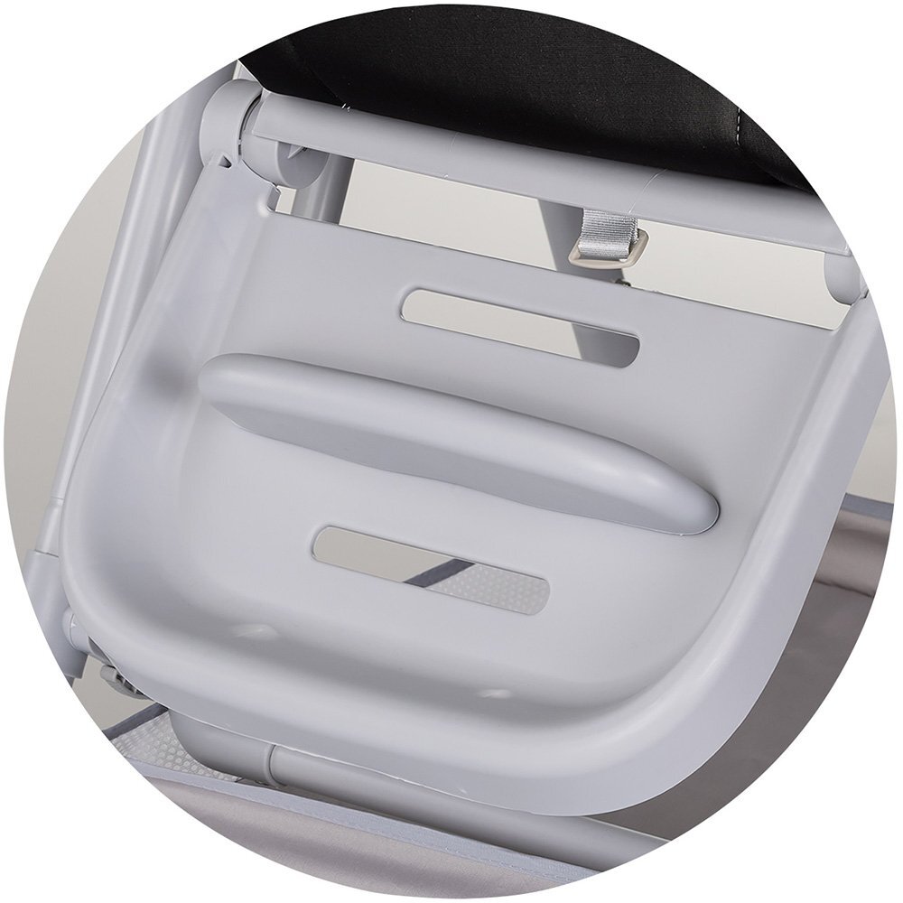 CHIPOLINO Scaun de masa 2 in 1 Melba Platinum reglabil transformabil roti cu frana pliere compacta
