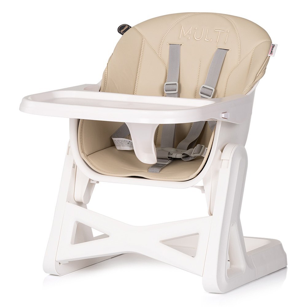 CHIPOLINO Scaun de masa 4 in 1 Multi Cashmere transformabil reglabil picioare elegante din lemn