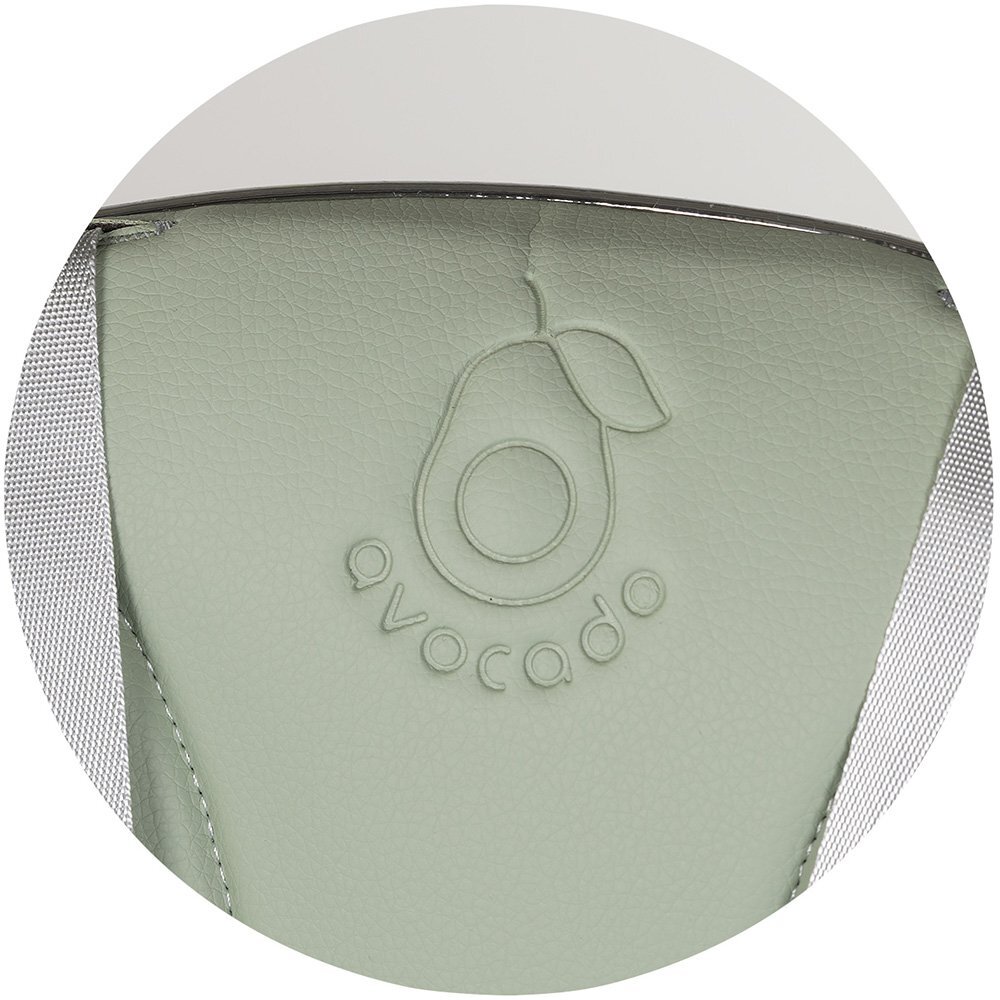 CHIPOLINO Scaun de masa Avocado Matcha cu tava reglabila jucarie detasabila cotiere si suport pentru picioare