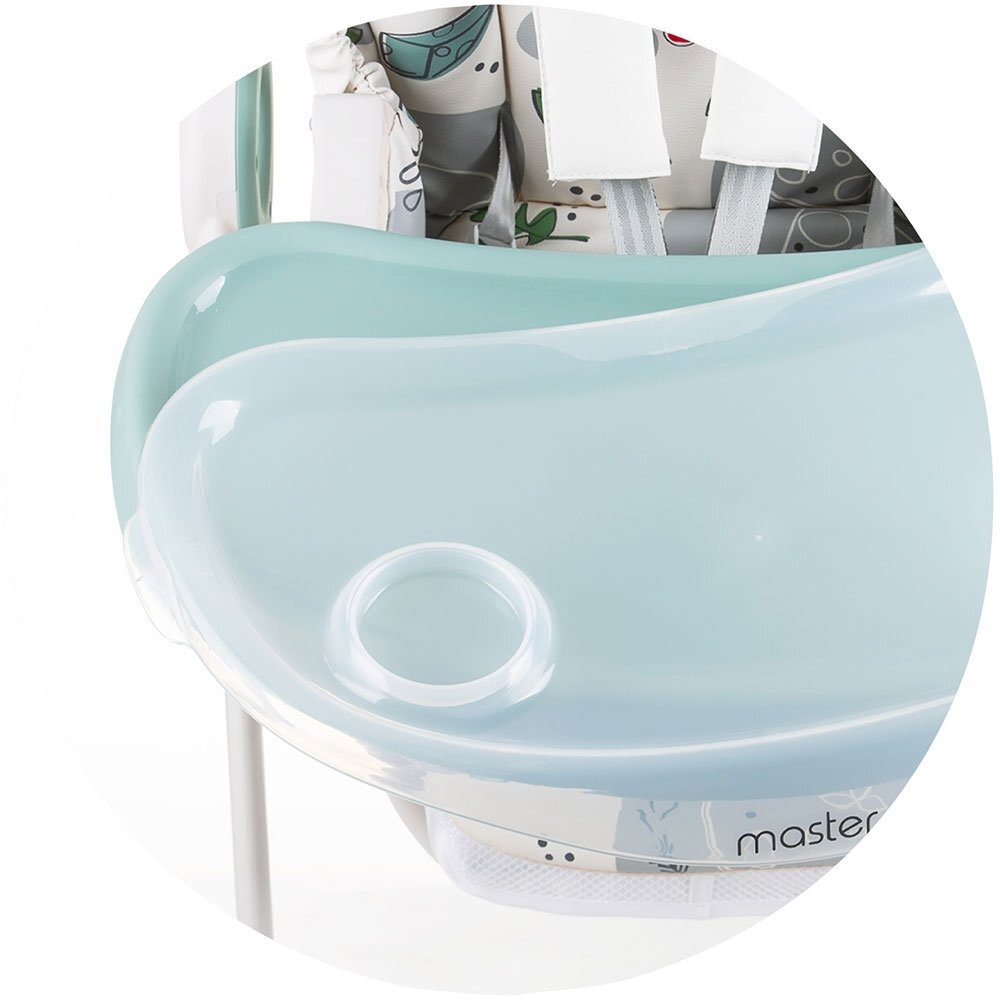 CHIPOLINO Scaun de masa Master Chef pastel green