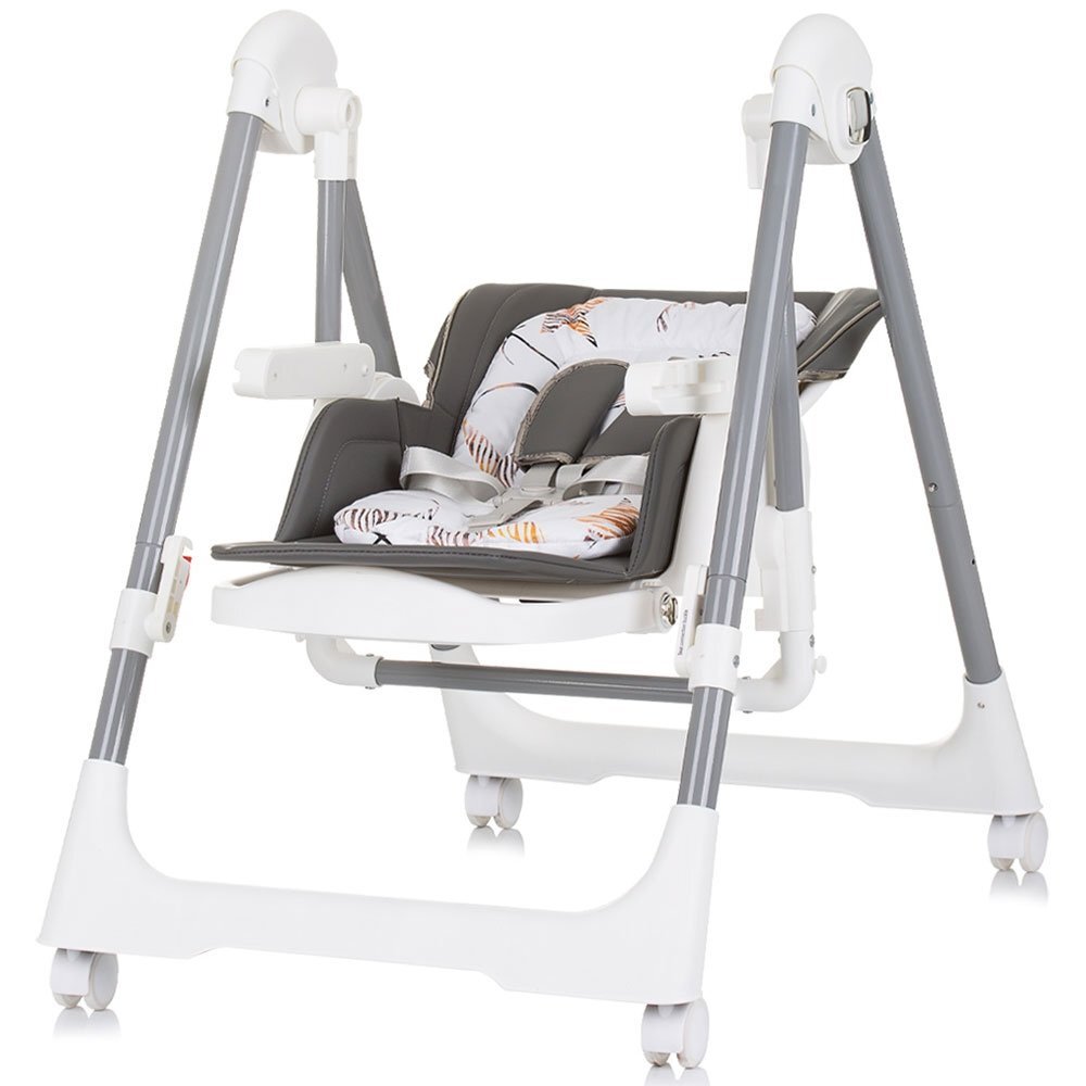 CHIPOLINO Scaun de masa Milk Shake 2 in 1 ash grey