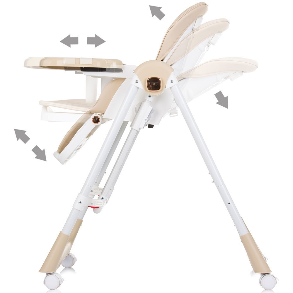CHIPOLINO Scaun de masa Milk Shake 2 in 1 beige