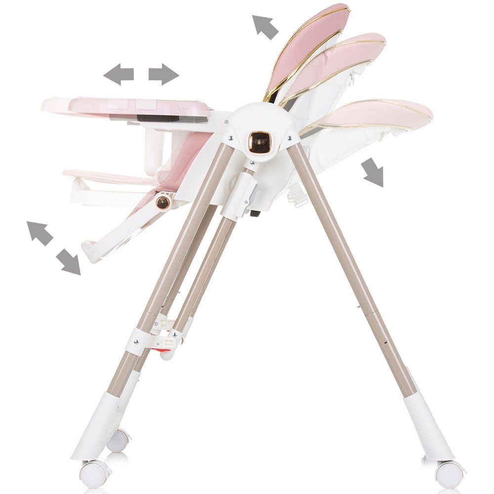 CHIPOLINO Scaun de masa Milk Shake 2 in 1 flamingo
