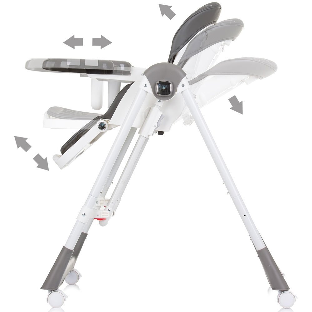 CHIPOLINO Scaun de masa Milk Shake 2 in 1 granite
