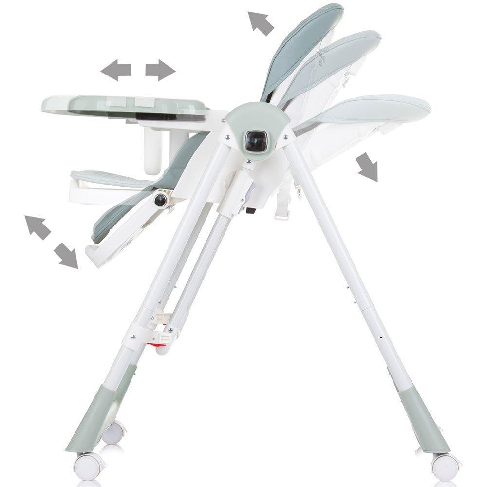 CHIPOLINO Scaun de masa Milk Shake 2 in 1 pastel green