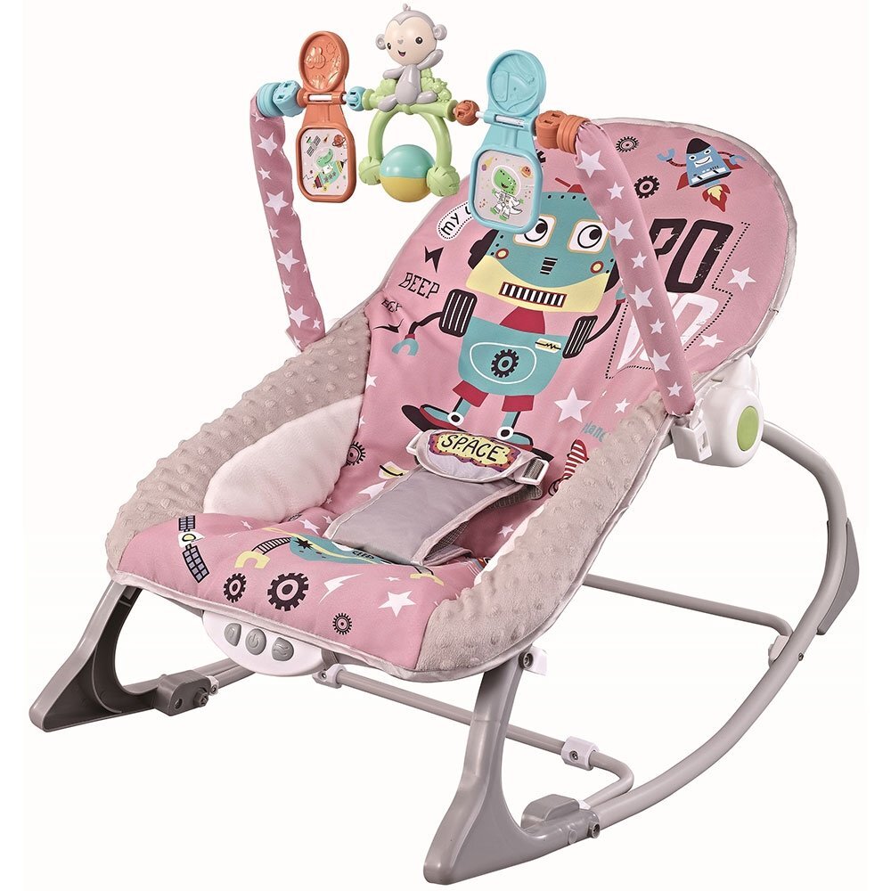 CHIPOLINO Scaunel balansoar Baby Spa pink