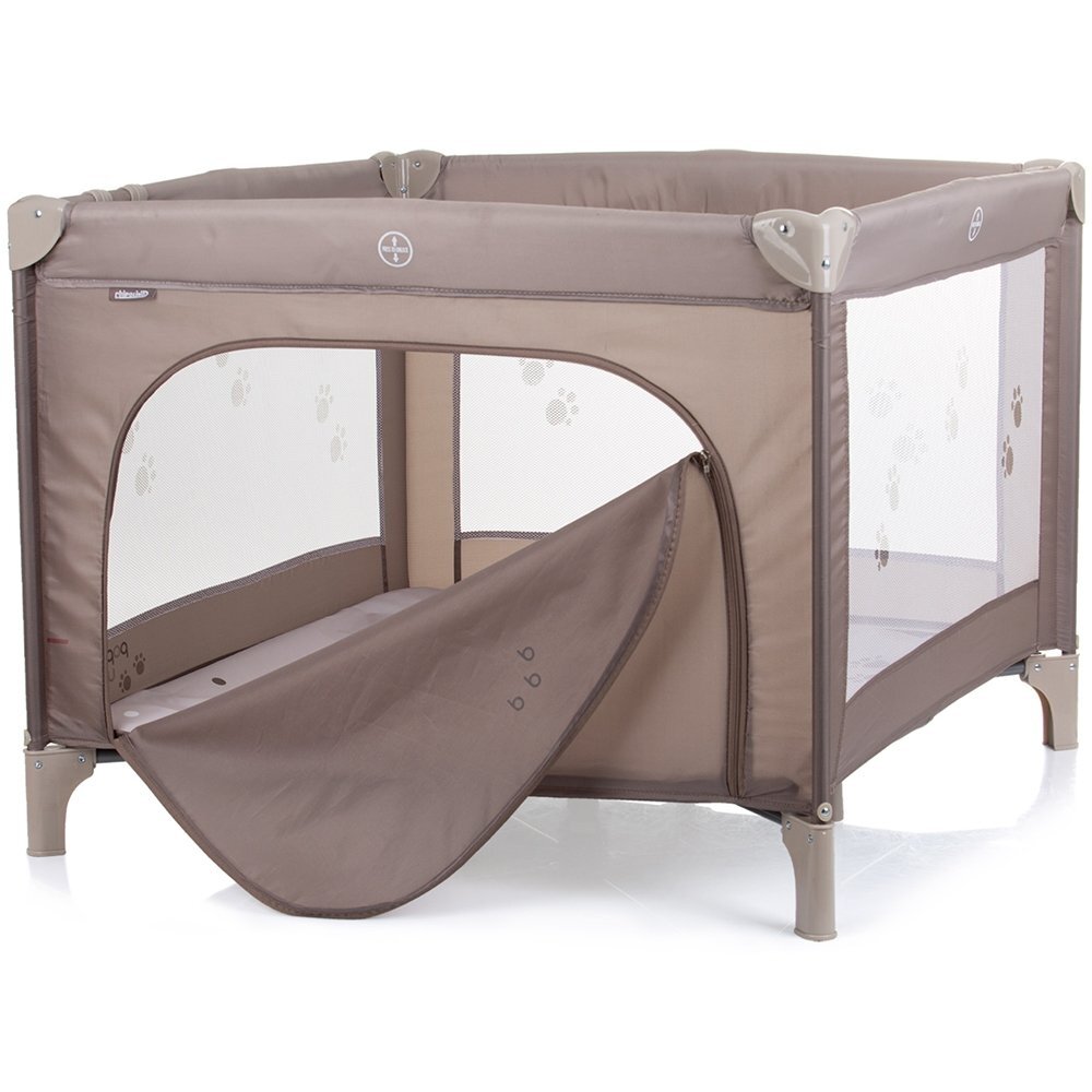 CHIPOLINO Tarc de joaca pentru copii Pop Up Tiger beige pliabil