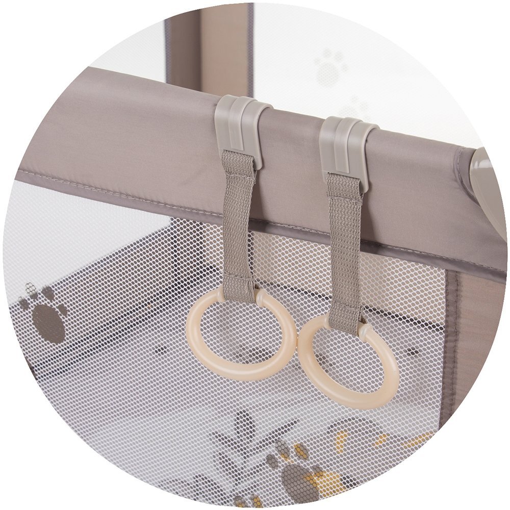 CHIPOLINO Tarc de joaca pentru copii Pop Up Tiger beige pliabil