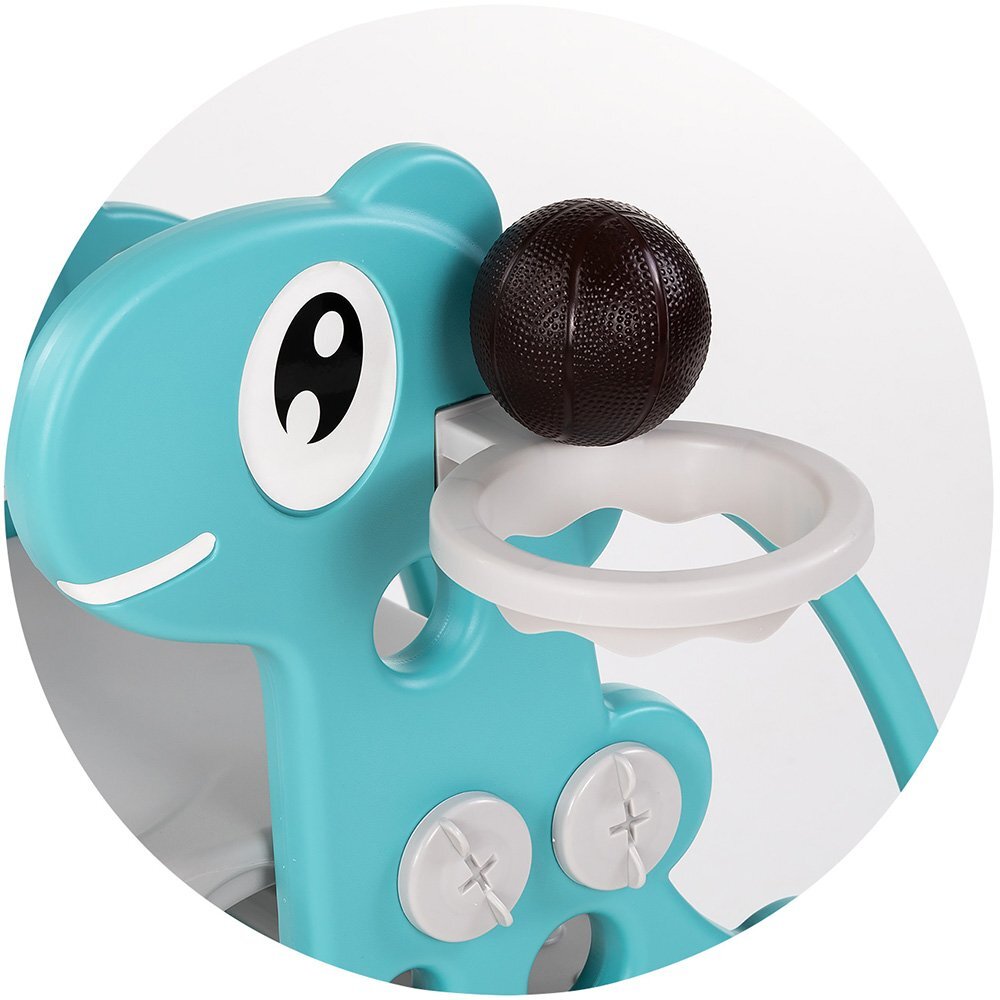 CHIPOLINO Tobogan pentru copii Dino Green 116 cm