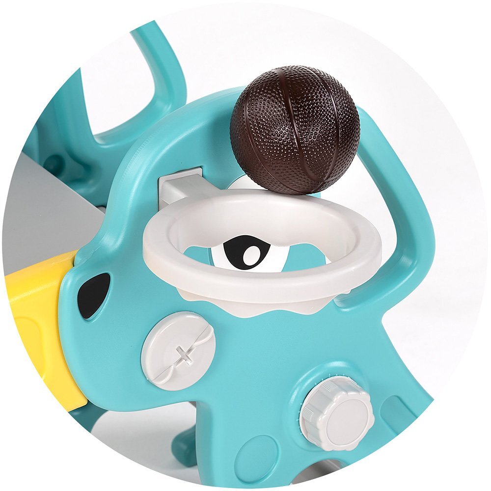 CHIPOLINO Tobogan pentru copii Dog Green 116 cm