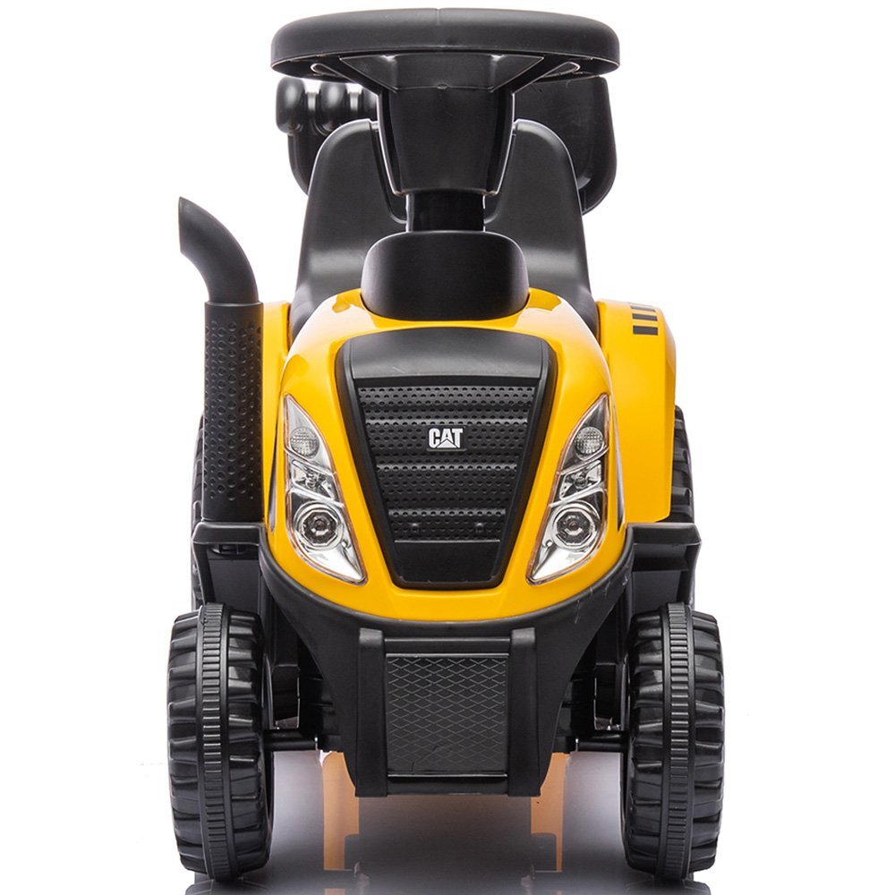 CHIPOLINO Tractor de impins CAT yellow volan cu sunete spatiu pentru depozitare greutate admisa 25 kg