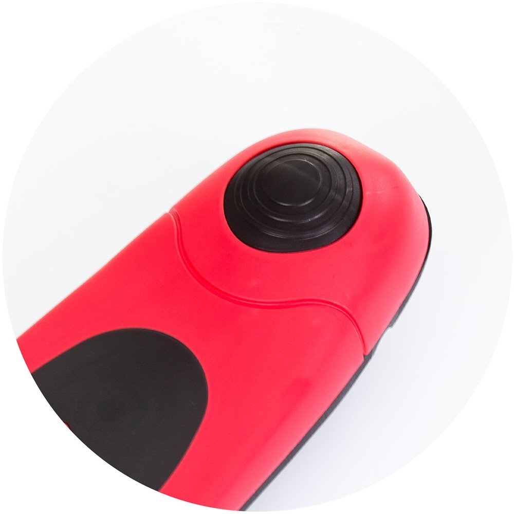 CHIPOLINO Trotineta pliabila Orbit Red cadru din aluminiu ghidon reglabil baza anti-alunecare roti cu lumini greutate admisa 50 kg