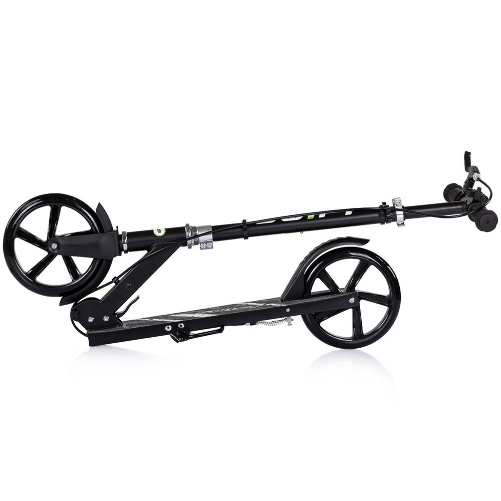 CHIPOLINO Trotineta pliabila pentru copii Swift Black cu frana de mana rulment ABEC-7 cric greutate admisa 100 kg