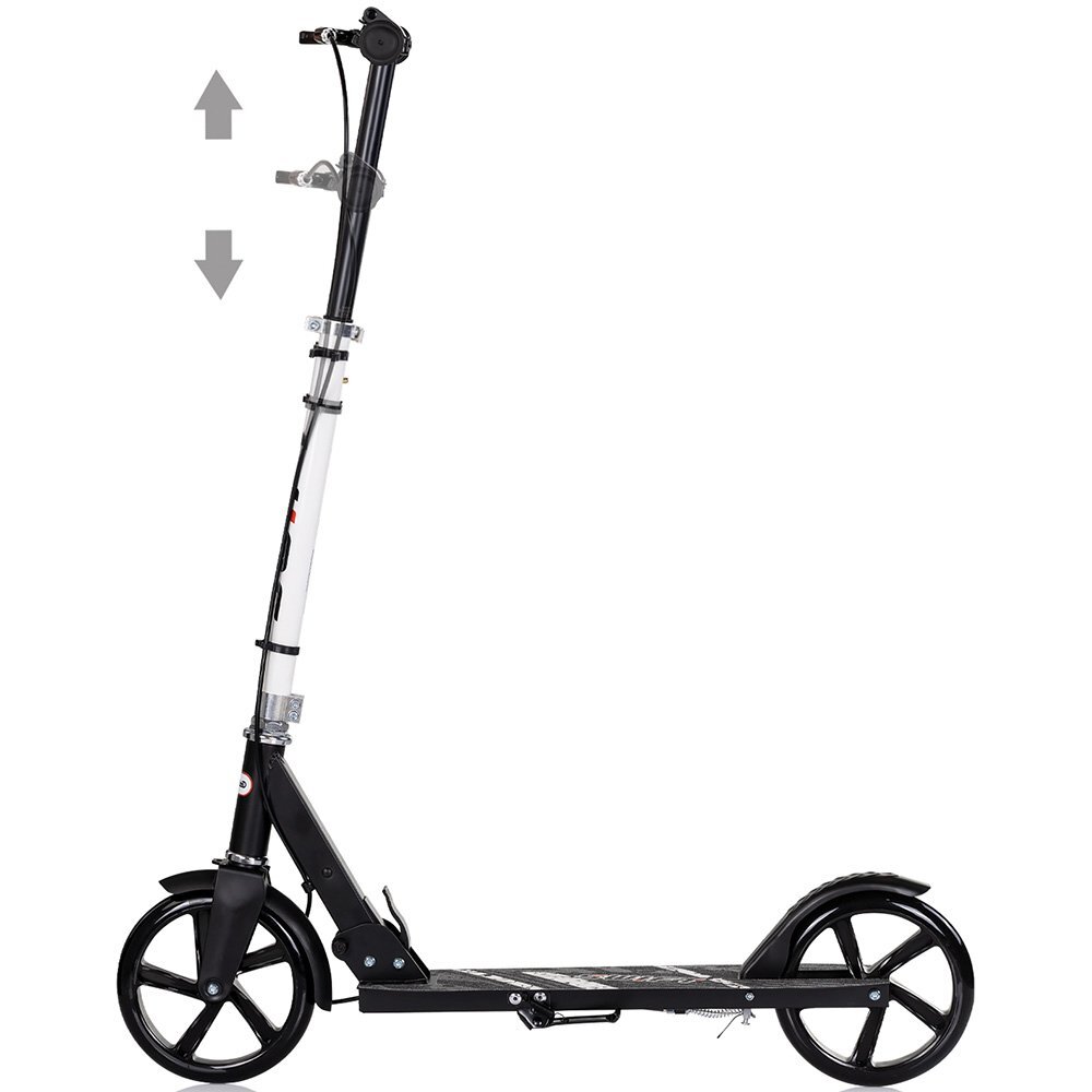 CHIPOLINO Trotineta pliabila pentru copii Swift White cu frana de mana rulment ABEC-7 cric greutate admisa 100 kg