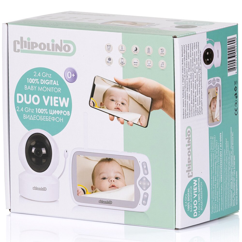 CHIPOLINO Video monitor Duo View white