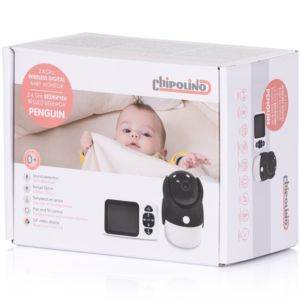 CHIPOLINO Video monitor Penguin white