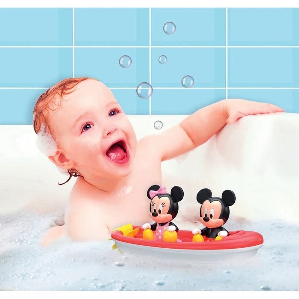 CLEMENTONI Barcuta plutitoare cu figurine Mickey si Minnie
