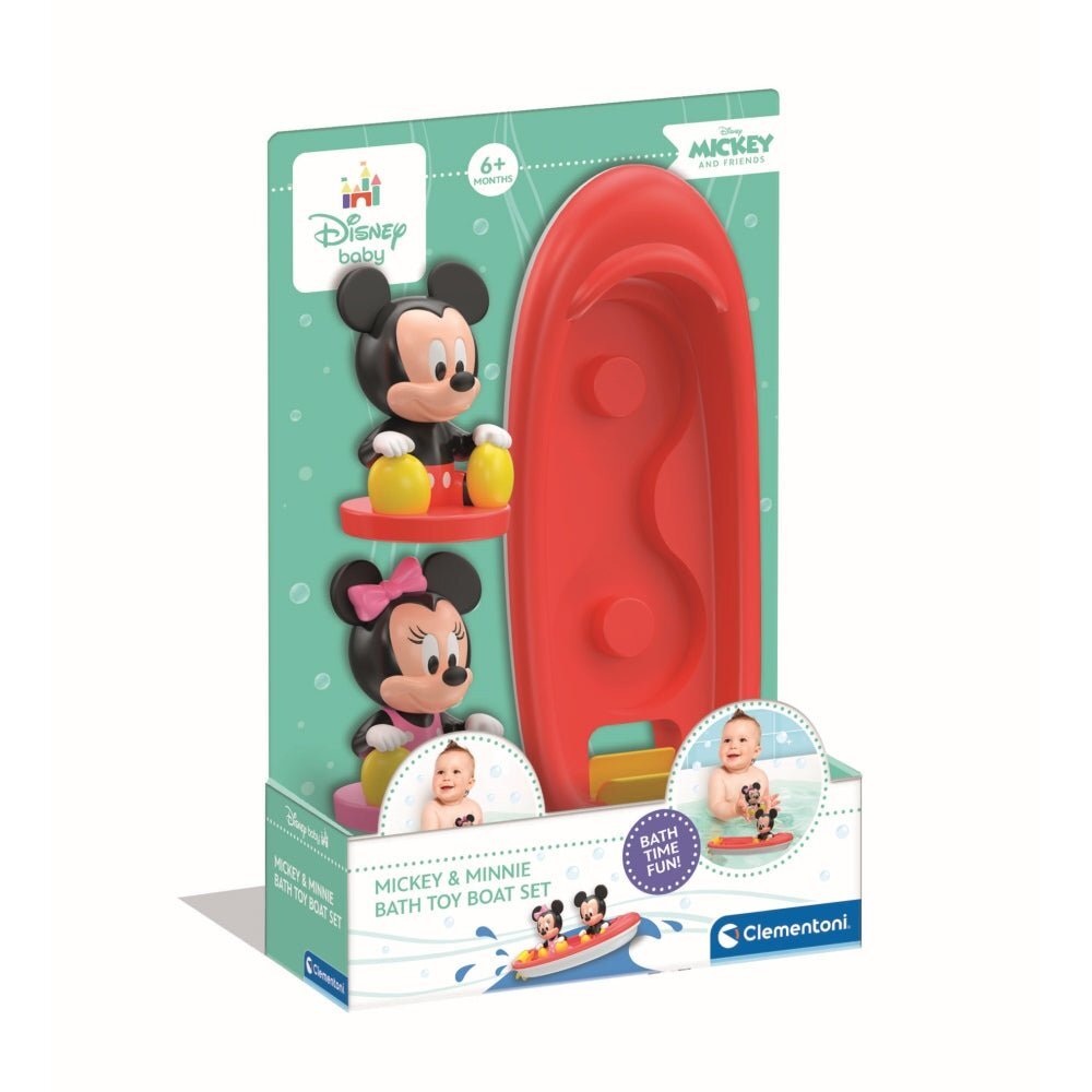CLEMENTONI Barcuta plutitoare cu figurine Mickey si Minnie