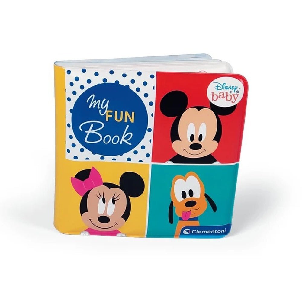 CLEMENTONI Carticica Disney pentru baita care ajuta la dezvoltarea simturilor
