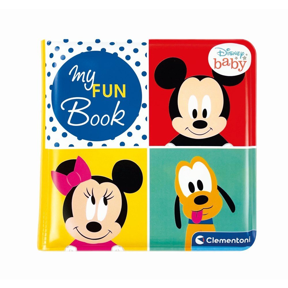 CLEMENTONI Carticica Disney pentru baita care ajuta la dezvoltarea simturilor