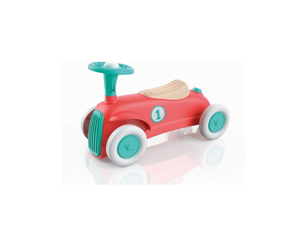 CLEMENTONI Masinuta copii fara pedale Vintage Car dotata cu claxon pentru copii incepand cu varsta de 12 luni