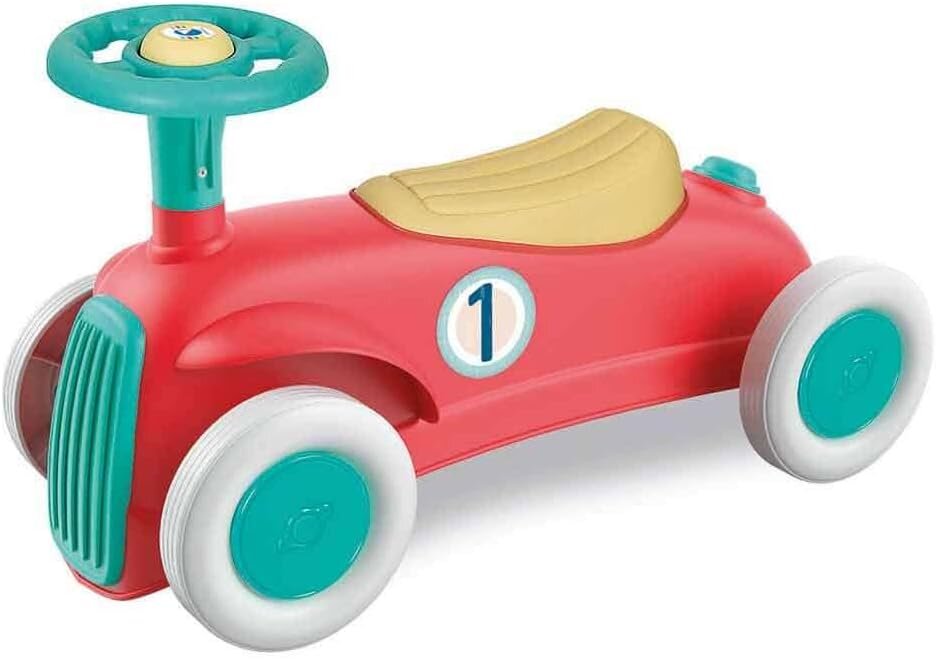 CLEMENTONI Masinuta copii fara pedale Vintage Car dotata cu claxon pentru copii incepand cu varsta de 12 luni