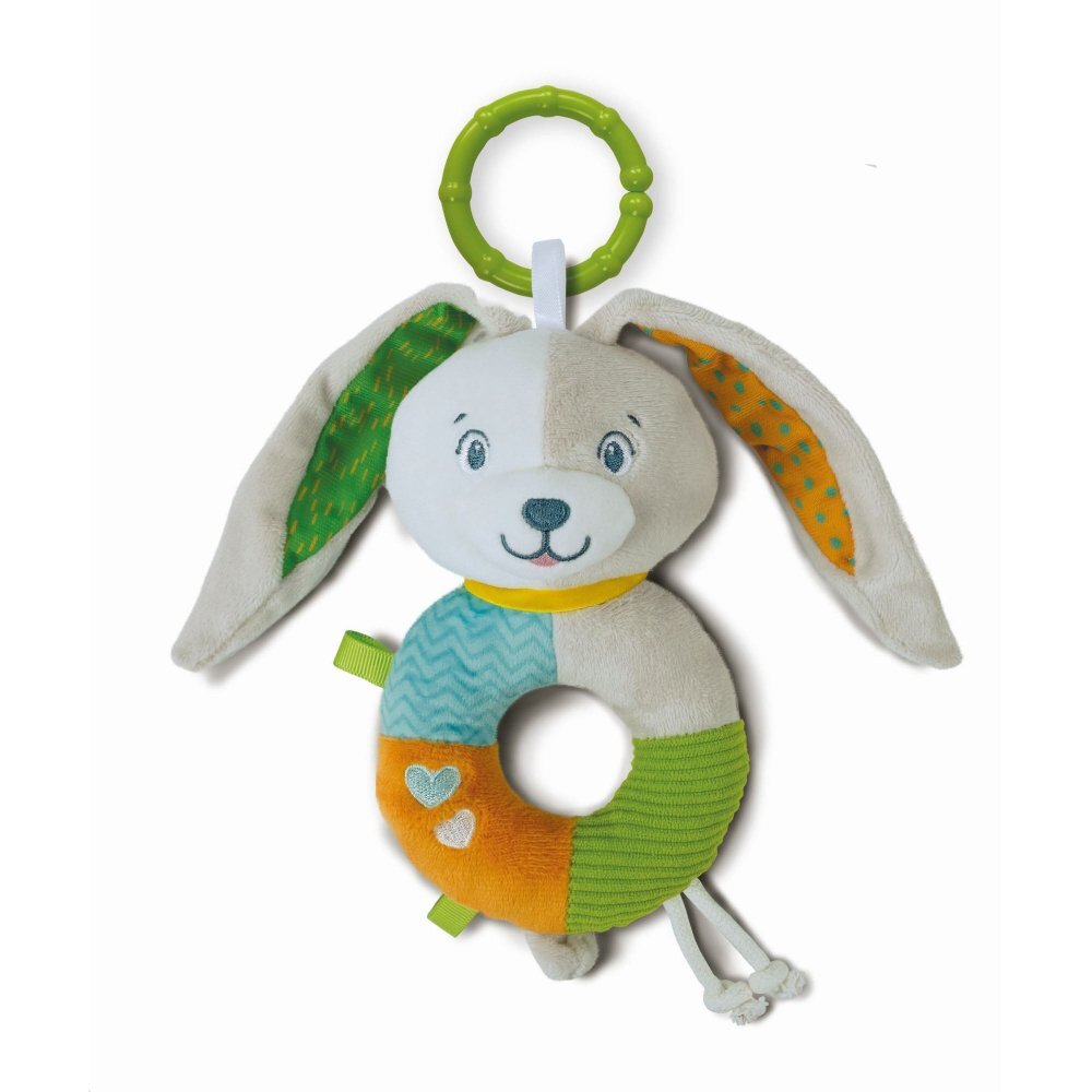 CLEMENTONI Zornaitoare de plus Baby iepuras