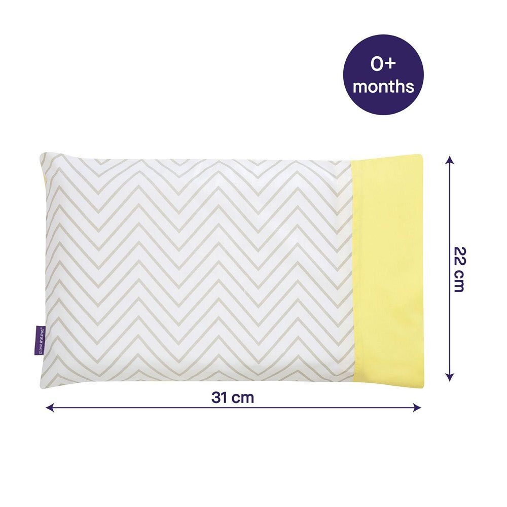 Clevamama Fata de perna Grey pentru bebelusi cu imprimeu 31x22 cm
