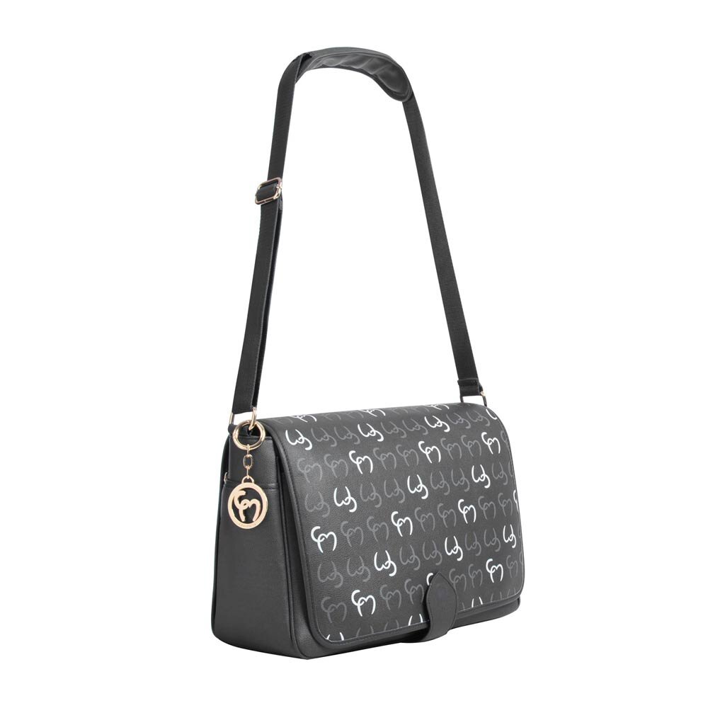 Clevamama Geanta multifunctionala Ellie Messenger Asphalt