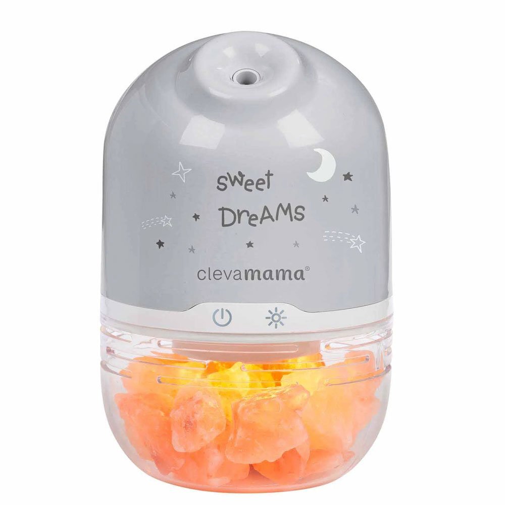 Clevamama Lampa cu sare din Himalaya umidificator cu lumina de noapte 3070