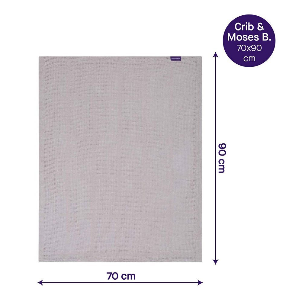 Clevamama Paturica din bumbac 70 x 90 cm Grey 3452
