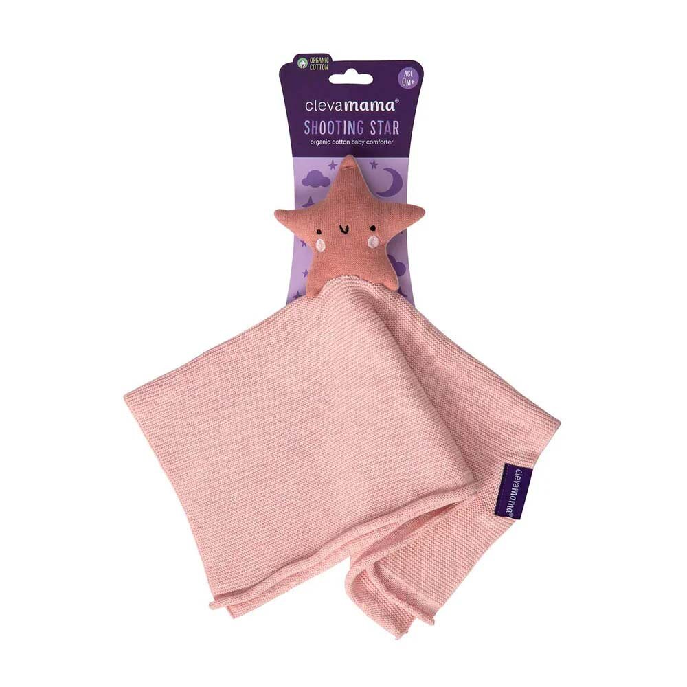 Clevamama Paturica din bumbac organic cu jucarie Star 3494