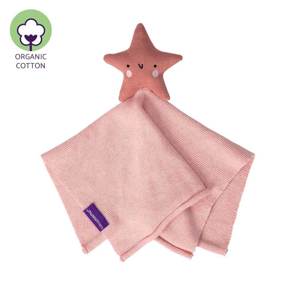 Clevamama Paturica din bumbac organic cu jucarie Star 3494