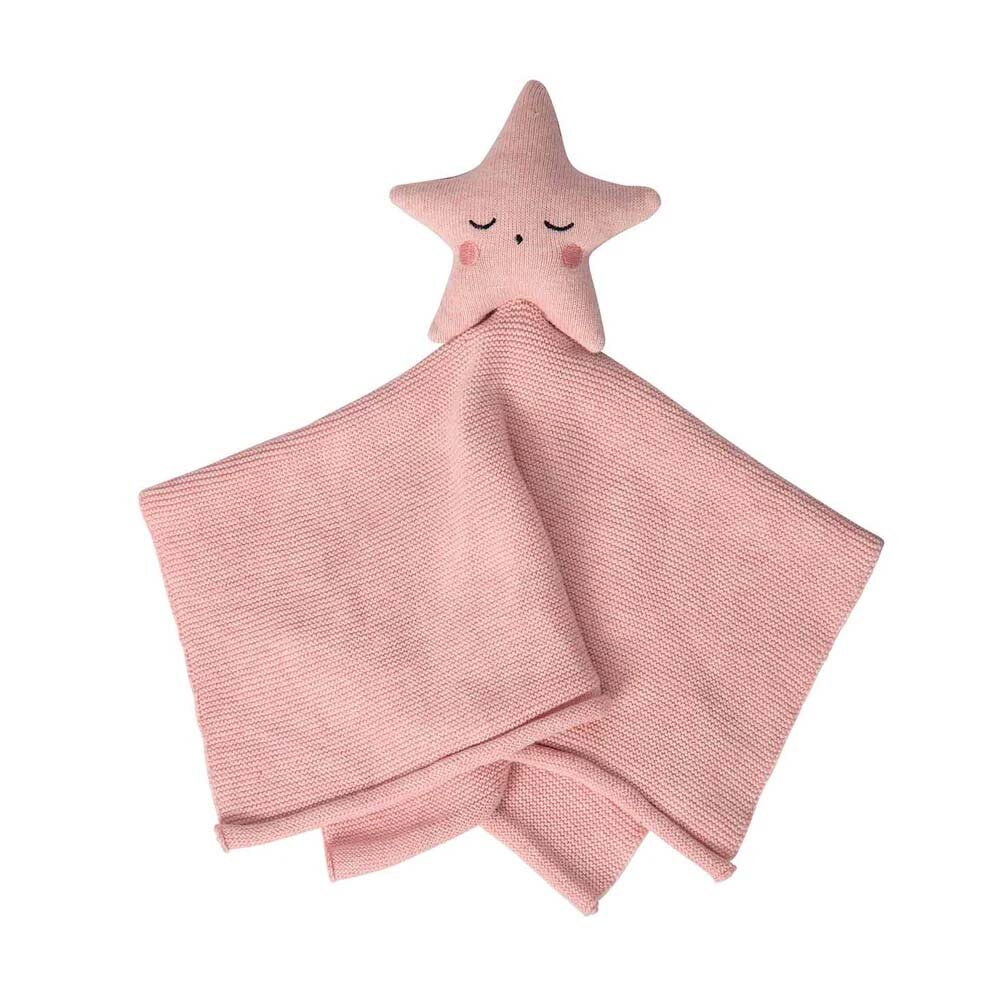Clevamama Paturica din bumbac organic cu jucarie Star 3494