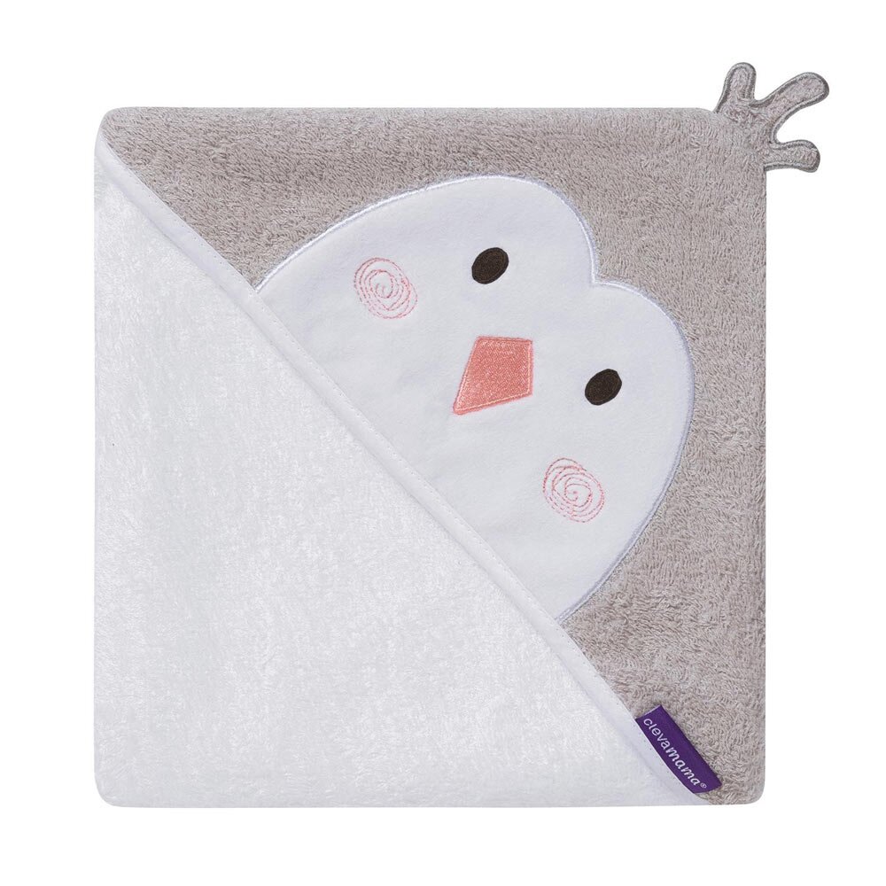 Clevamama Prosop de baie Bamboo Penguin white