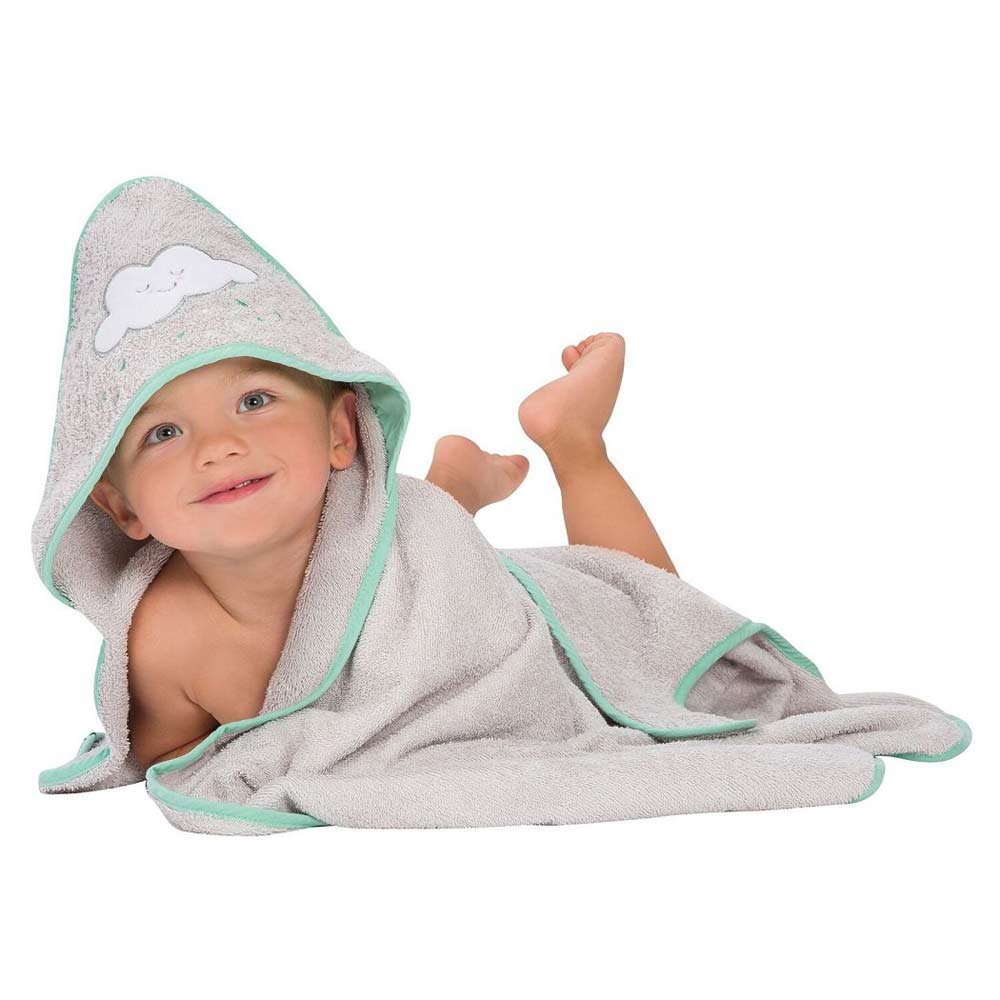 Clevamama Prosop de baie pentru bebelus si mama grey