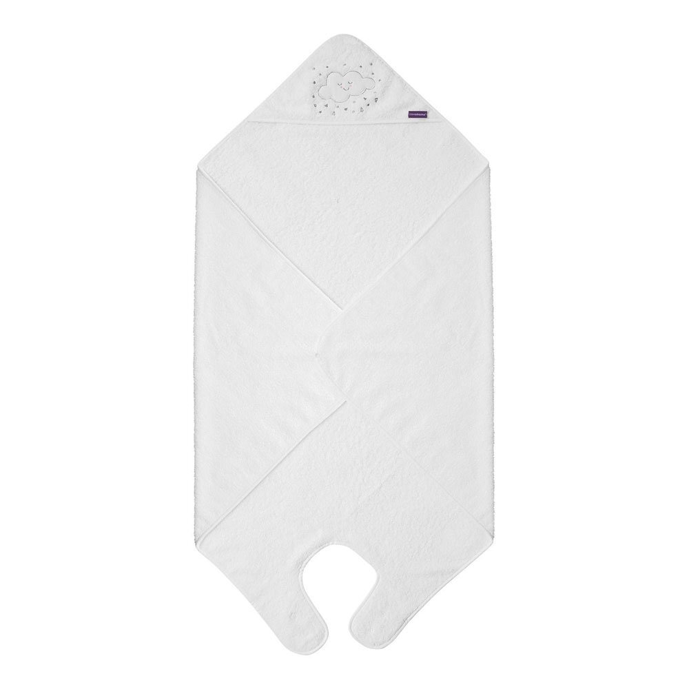 Clevamama Prosop de baie White pentru bebelus si mama