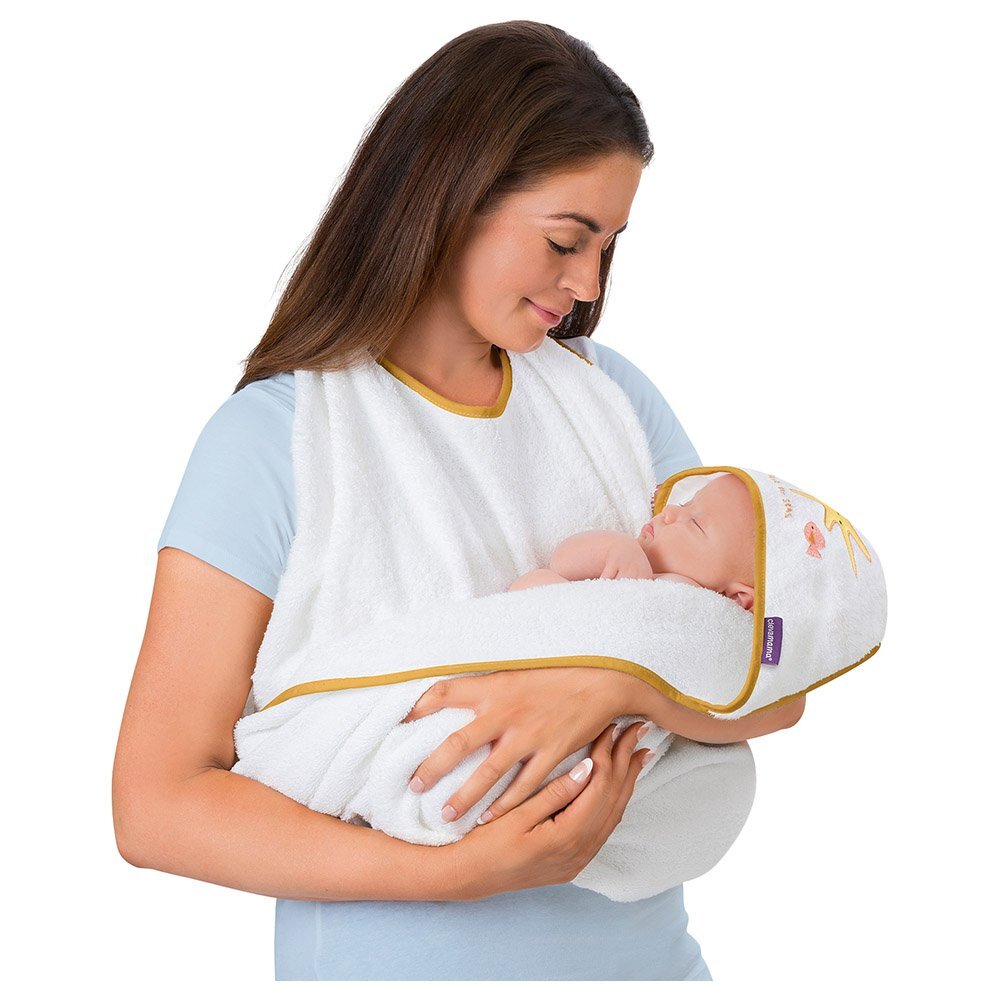 Clevamama Prosop extra large galben din bumbac 3522