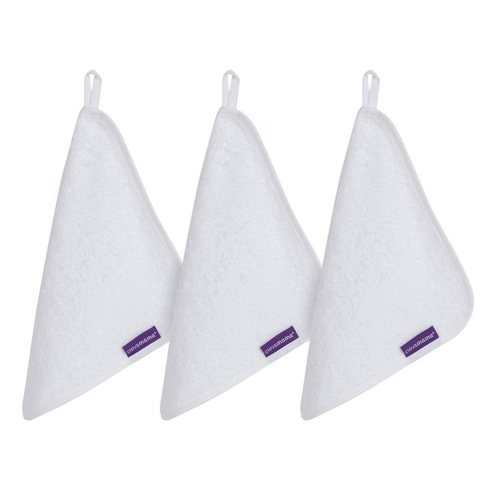 Clevamama Set 3 prosoape pentru fata bebelusi 3516