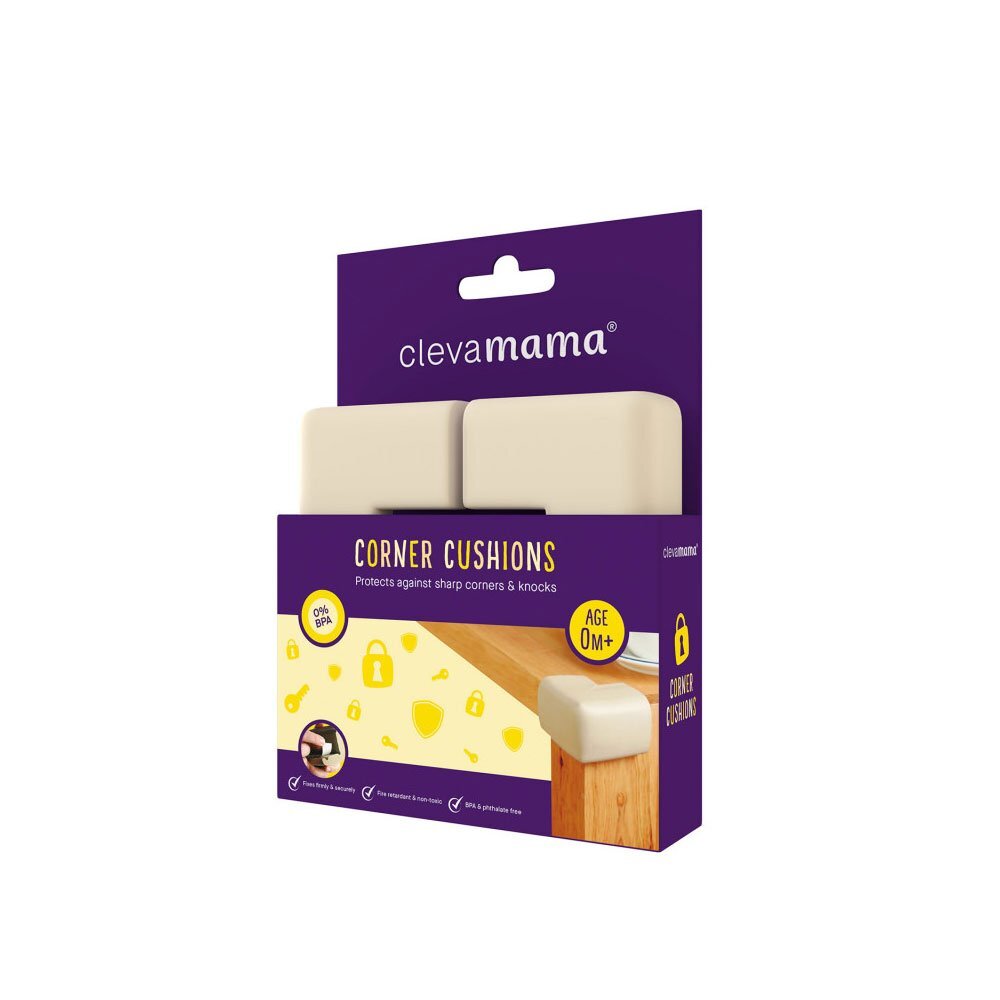 Clevamama Set 4 pernute protectoare colturi mobilier