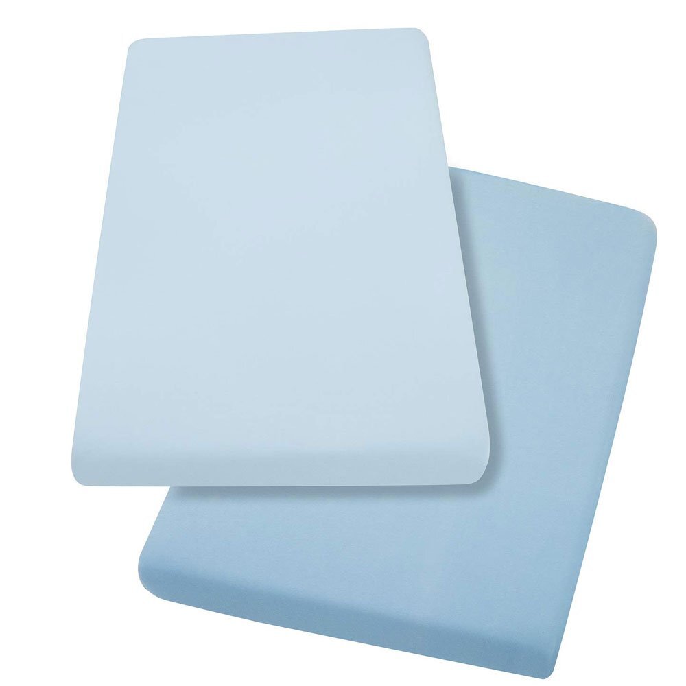 Clevamama Set cearceaf cu elastic 120cm x 60cm 3323 bleu
