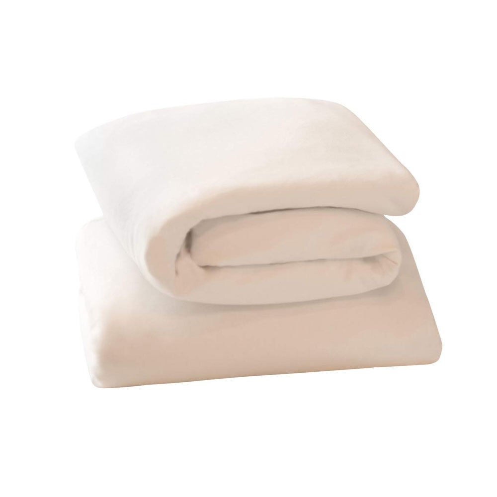 Clevamama Set cearceaf cu elastic 120cm x 60cm alb
