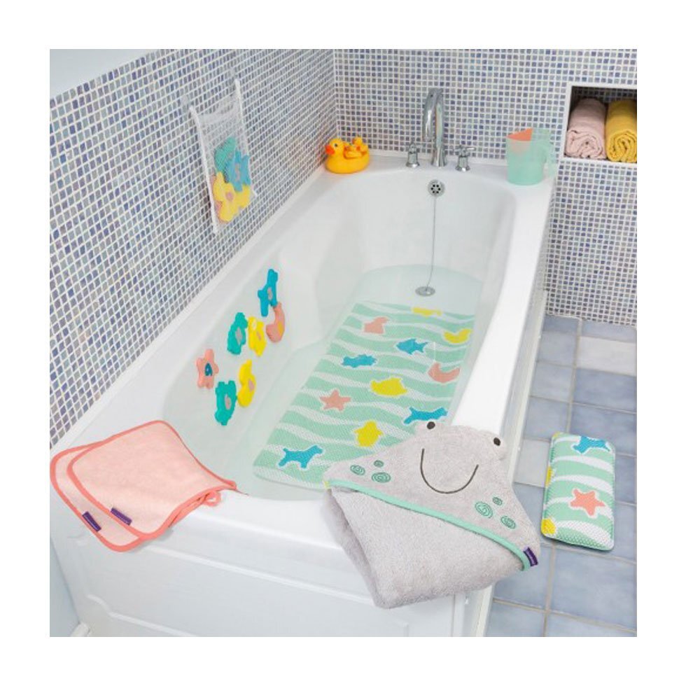 Clevamama Set covoras antiderapant si genunchiera pentru baie 3508