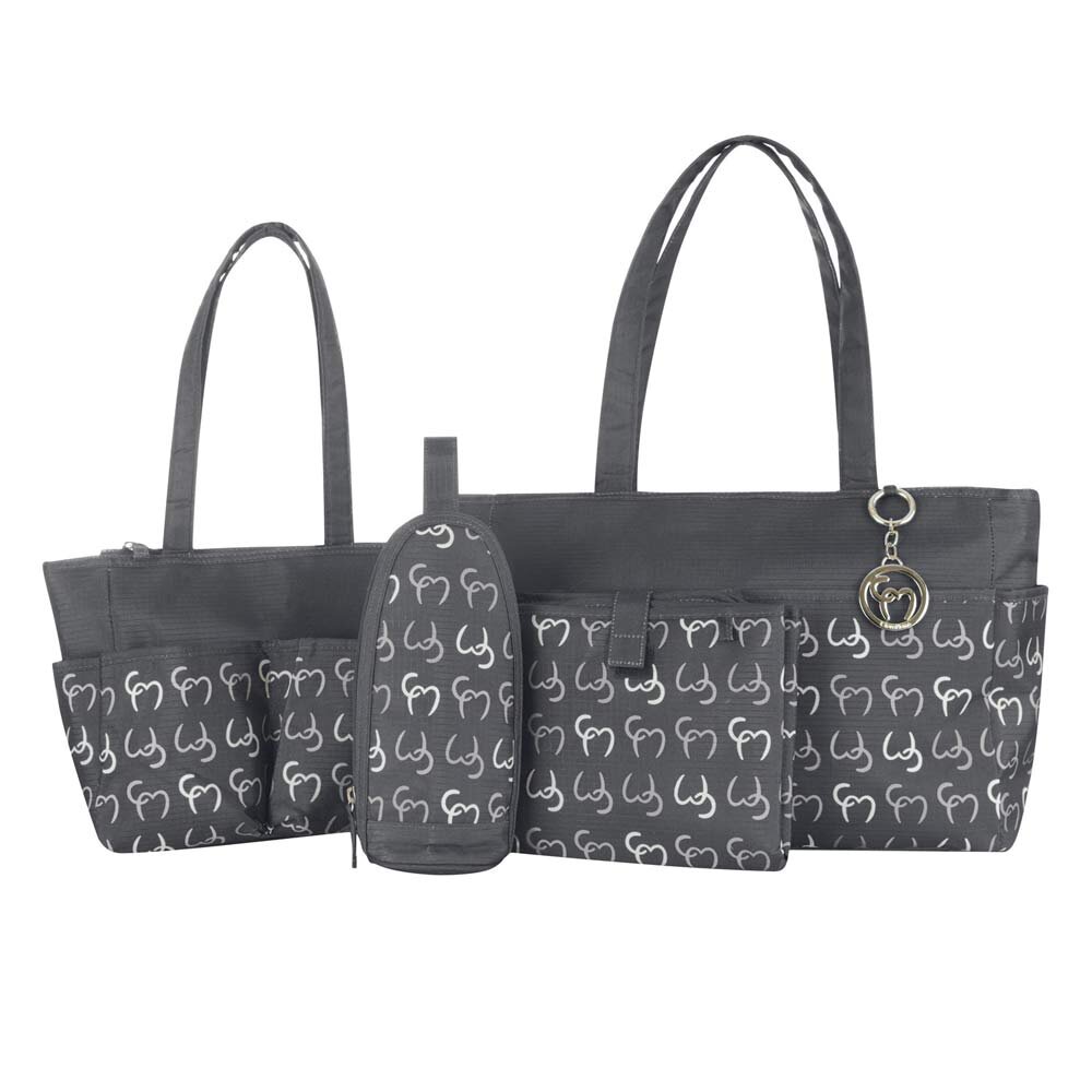 Clevamama Set geanta multifunctionala Nicole Asphalt